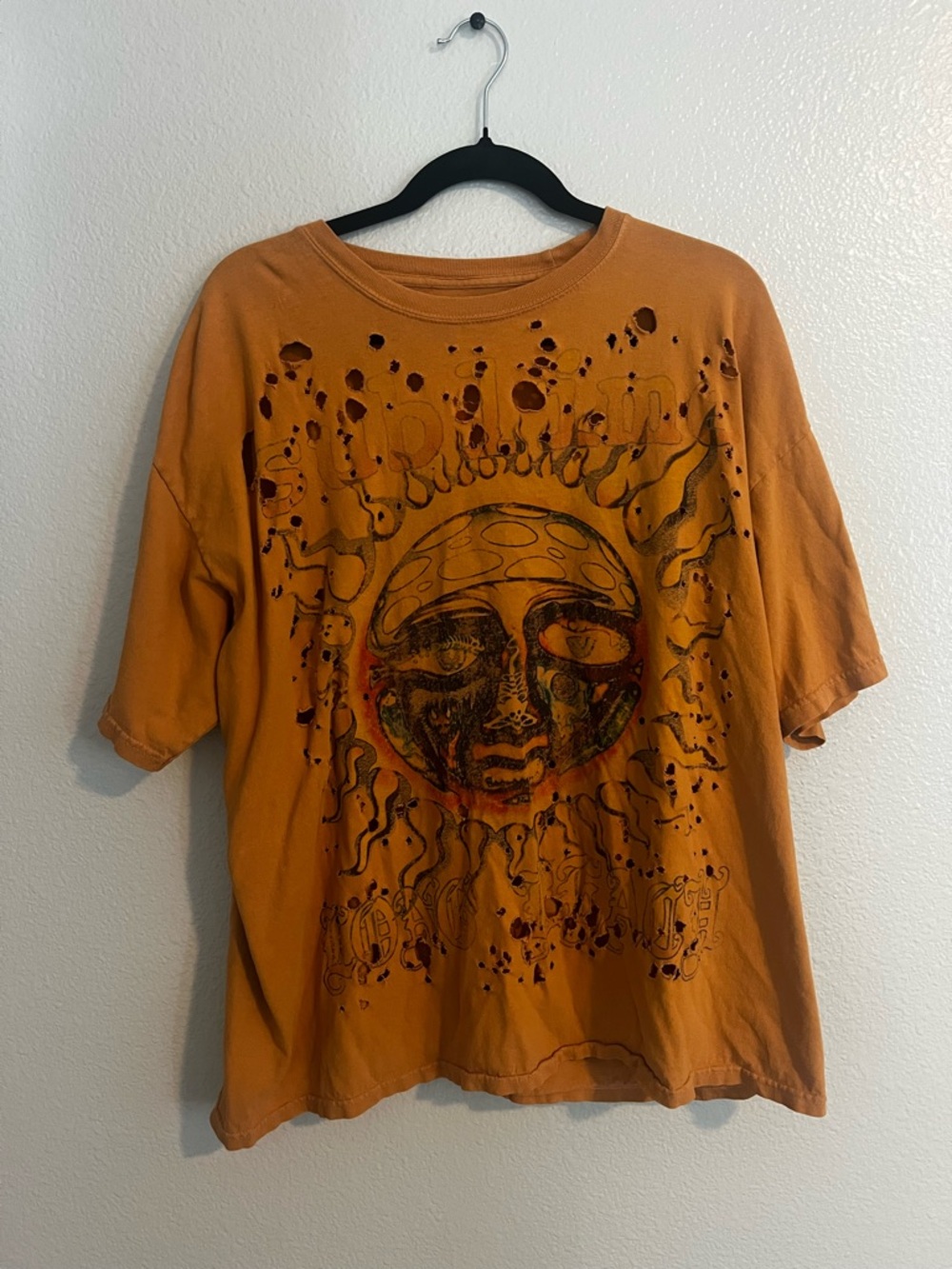 Rust Orange Oversized Sublime Tee